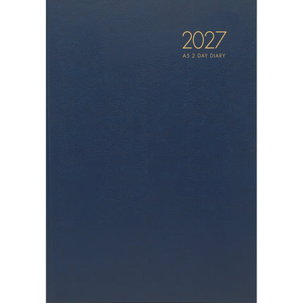 Windsor Diary A52 - 2 Day To Page - Navy 2027