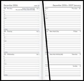 Collins Diary Appointment - Black 2027