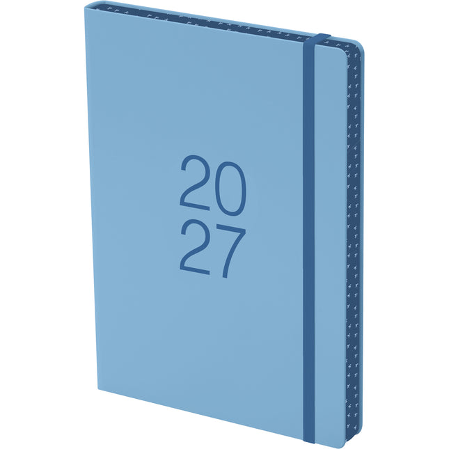 Collins Diary A5 - Day Per Page - Colour Edge Blue 2027
