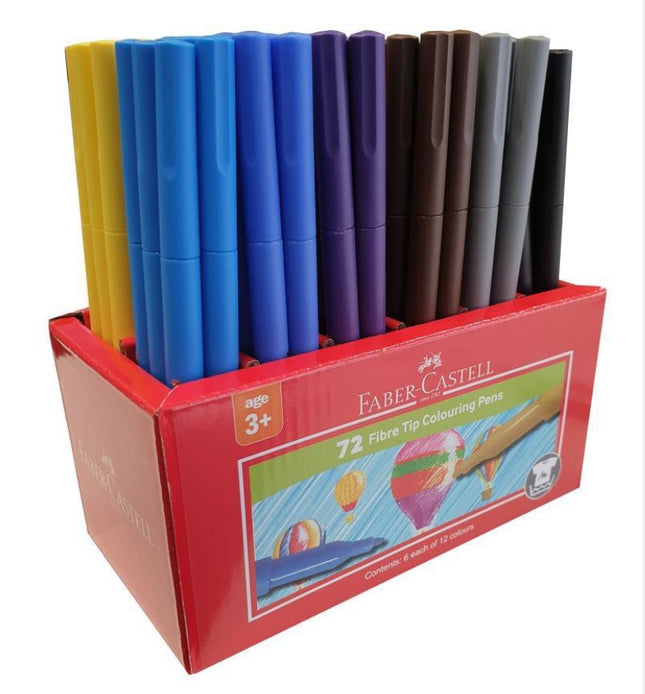 Faber-Castell Felt Tip Markers - Caddy of 72