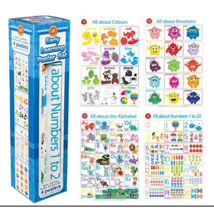 LCBF All About Early Learning Posters - Box Set Of 4
