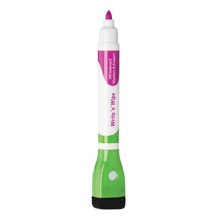 Write n Wipe 2 in 1 Whiteboard Dual Markers 6 Colours - Pack of 3