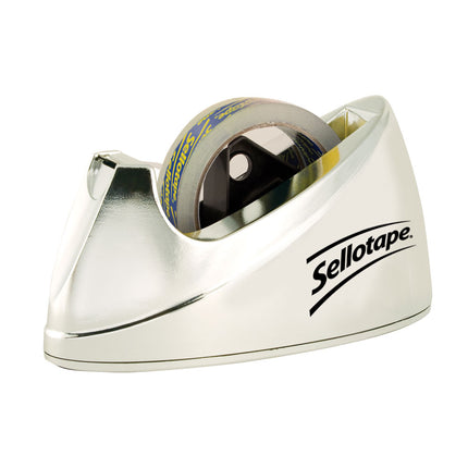 Sellotape Chrome Tape Dispenser Large