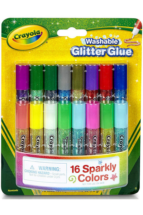 Crayola Glitter Glues - Pack of 16