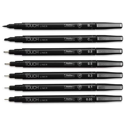 ShinHan Touch Liner Markers - Black