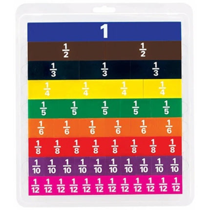 Learning Can Be Fun - Fraction Tiles - Set of 51