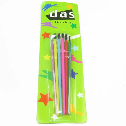 DAS 9041 Synthetic Hair Brushes - Set of 6