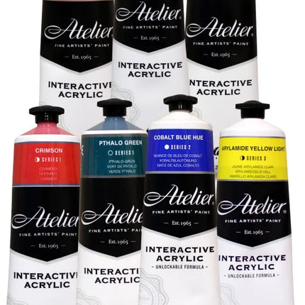 Atelier Interactive Acrylic Paints 80ml - 81 Colours