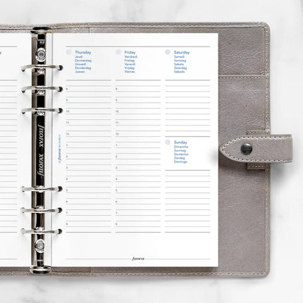 Filofax Organiser - Refill - A5 - Week To View - Any Year