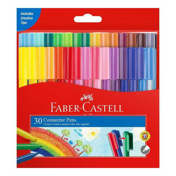Faber-Castell Connector Pens - Pack of 30