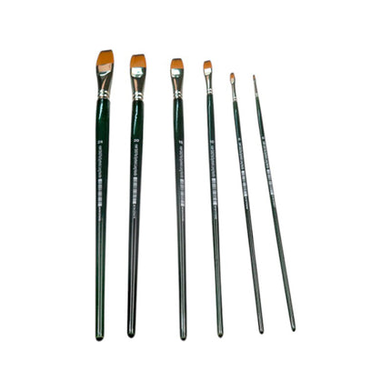 DAS S1068F Synthetic Long Handle Brush - Flat