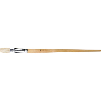 DAS S642 Squirrel White Hog Bristle Brush - Flat