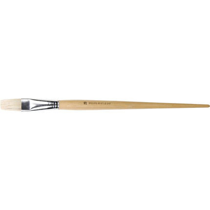 DAS S642 Squirrel White Hog Bristle Brush - Flat