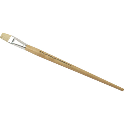 DAS S642 Squirrel White Hog Bristle Brush - Flat