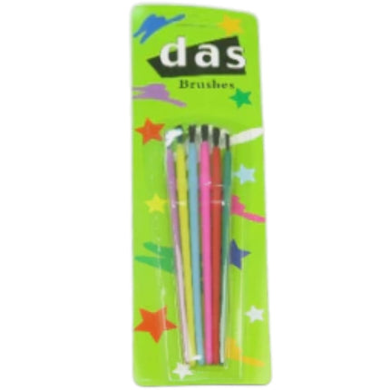 DAS 9041 Synthetic Hair Brushes - Set of 6