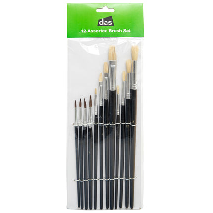 DAS Artist Brushes - Set of 12