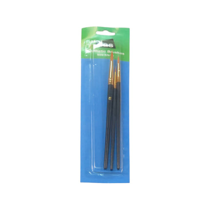 DAS Synthetic Round Brush Set of 3