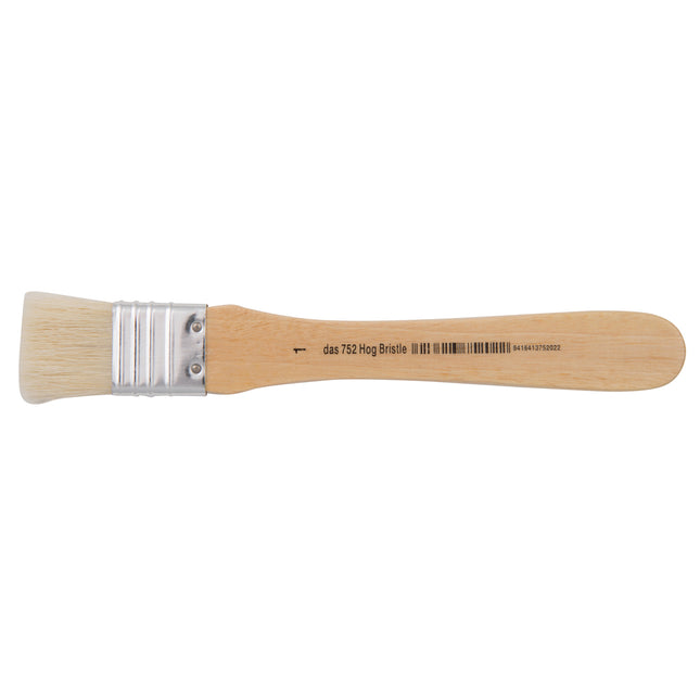 DAS 752 Squirrel White Hog Bristle Brush - Wide