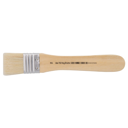 DAS 752 Squirrel White Hog Bristle Brush - Wide