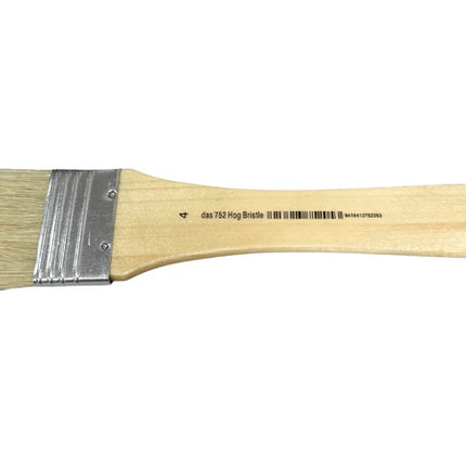 DAS 752 Squirrel White Hog Bristle Brush - Wide