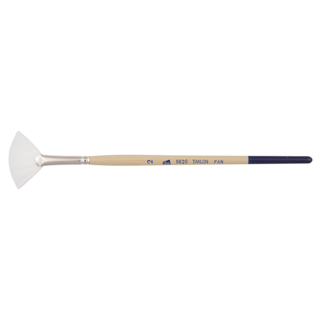 DAS S9620 White Taklon Brush - Fan