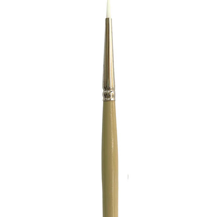 DAS S9701 White Taklon Brush - Round
