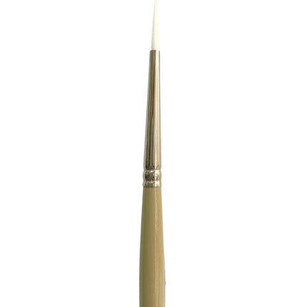 DAS S9701 White Taklon Brush - Round