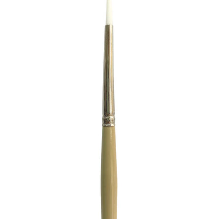 DAS S9701 White Taklon Brush - Round