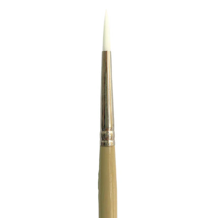 DAS S9701 White Taklon Brush - Round
