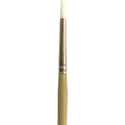 DAS S9701 White Taklon Brush - Round