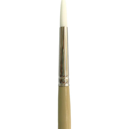 DAS S9701 White Taklon Brush - Round