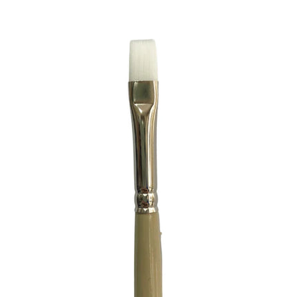DAS S9860 White Taklon Brush - Square Wash