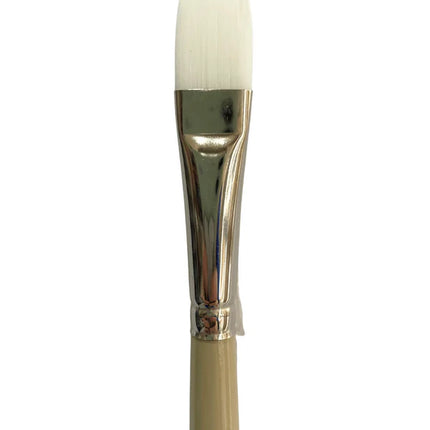 DAS S9860 White Taklon Brush - Square Wash