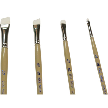 DAS S9950 White Taklon Brush - Angular