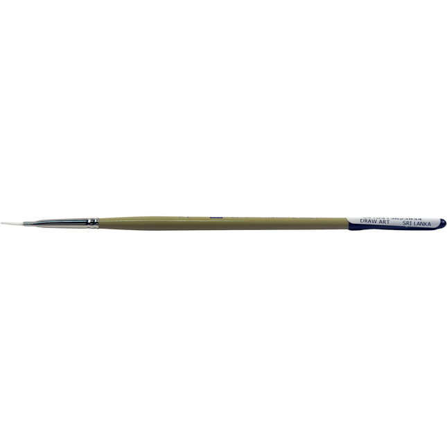 DAS S9970 White Taklon Brush - Dagger