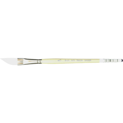 DAS S9970 White Taklon Brush - Dagger