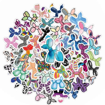 PVC Stickers - Balloon Dogs