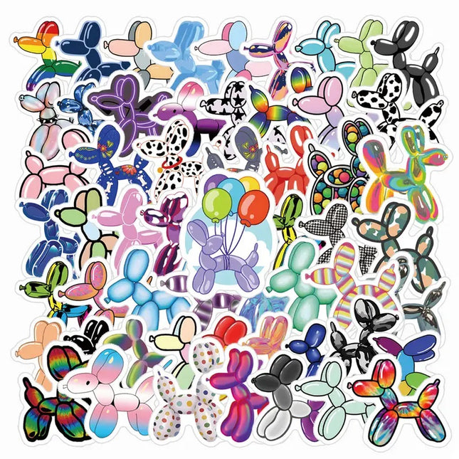 PVC Stickers - Balloon Dogs