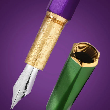 Ferris Wheel Press - The Marquise Fountain Pen and 38ml Ink Set - Joker