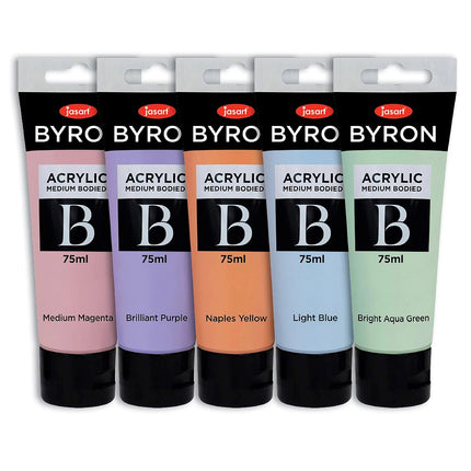 Jasart Byron Acrylic Paint Set - Pastel