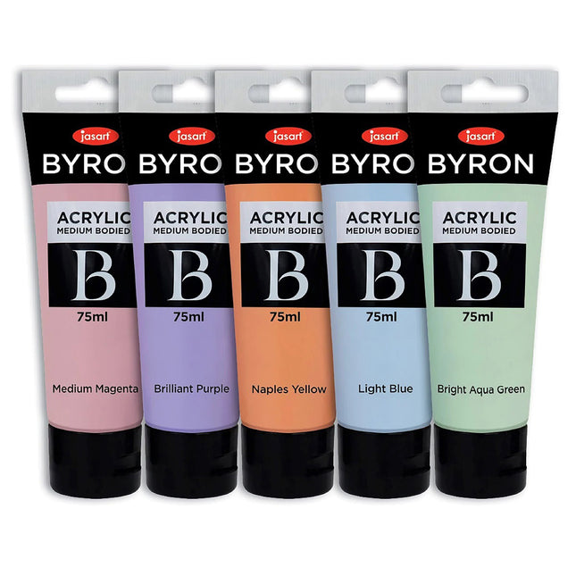 Jasart Byron Acrylic Paint Set - Pastel