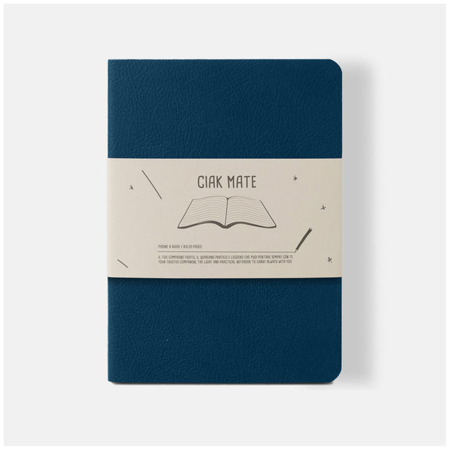 Ciak Mate 12 x 17cm Lined Notebook - Blue
