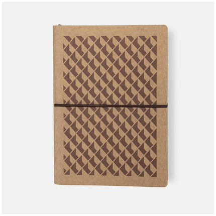 Ciak Vogue 12 x 17cm Lined Notebook - Tan 3D