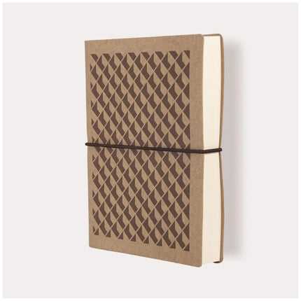 Ciak Vogue 12 x 17cm Lined Notebook - Tan 3D