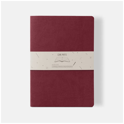 Ciak Mate A4 Lined Notebook - Red