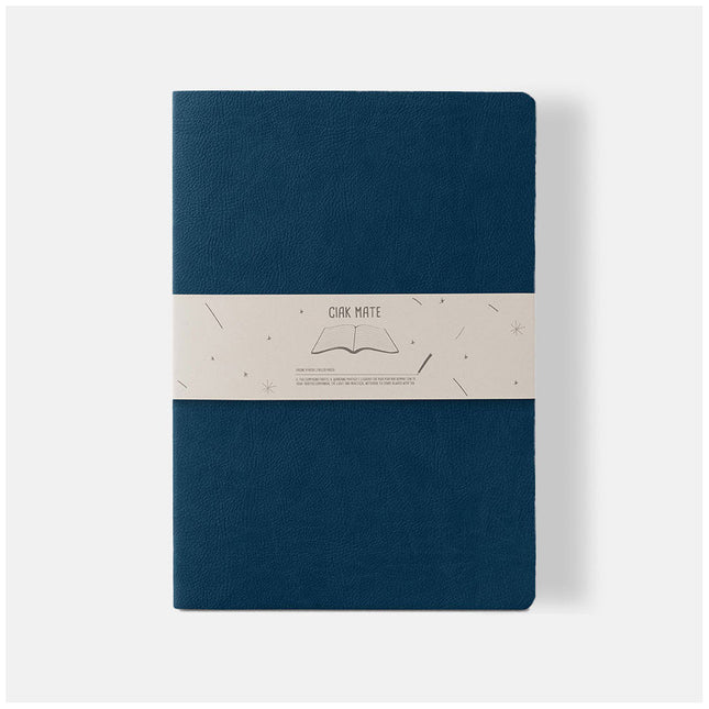 Ciak Mate A4 Lined Notebook - Blue