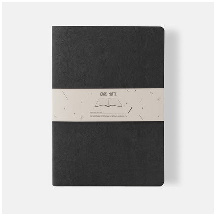 Ciak Mate A4 Lined Notebook - Black