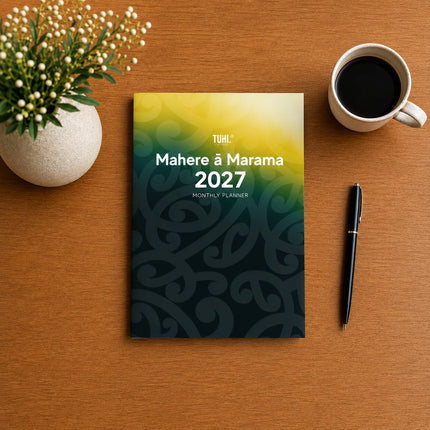 Tuhi Diary Planner - Month To View - Mahere a Marama Koru - 2027