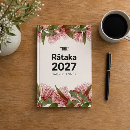 Tuhi Diary B5 - Day to View - Rataka Pohutukawa - 2027