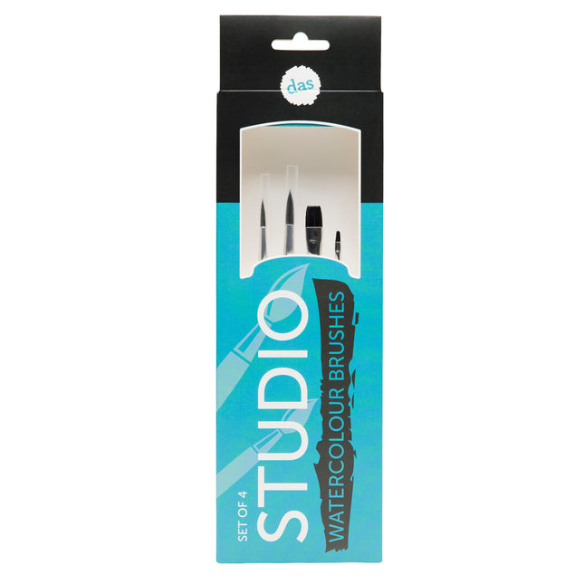 DAS Studio Watercolour Brushes - Set of 4